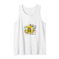 In a World Full of Roses Be a Sunflower Bee Cute Zitat Tank Top