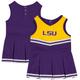 LSU Tigers Time For Recess Cheerleader-Kleid für Kleinkinder Colosseum Lila