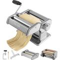 Machine a Pates Manuelle Acier Inox Machine a Pates Fraiches Italiennes 9 Epaisseurs 0,3-3 mm