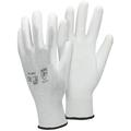 1 paire de Gants de travail en pu, taille 10-XL, couleur blanc, gants de mécanicien en nylon gants