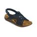 Appleseeds Women's Mar Sandal By Easy Spirit® - Blue - 7.5 - Medium