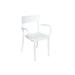 BFM Seating Maui Stacking Restaurant Armchair Dining Chair | 32.25 H x 22 W x 20.5 D in | Wayfair PHVACWH
