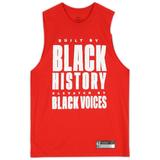 Trae Young Atlanta Hawks Player-Worn Red "Black History Month" Sleeveless Shirt from the 2023-24 NBA Season - Size M