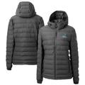 Women's Cutter & Buck Gray Citadel Bulldogs Vault Mission Ridge Repreve Eco Insulated Long Puffer Jacket