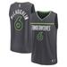 Youth Fanatics Branded Jordan McLaughlin Black Minnesota Timberwolves Fast Break Replica Player Jersey - Statement Edition