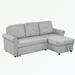 Multi Color Sectional - Latitude Run® Mantador 2 - Piece Upholstered Sectional Velvet | 35.8 H x 53.9 W x 42.9 D in | Wayfair