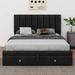 Latitude Run® Size Upholstered Bed w/ Hydraulic Storage System & Drawer | Full | Wayfair 0F8E8D17891A455CB2E43374BAC50A3D