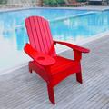Highland Dunes Amogha Outdoor or Indoor Solid Wood Folding Adirondack Chair | 37.8 H x 33.46 W x 35.43 D in | Wayfair