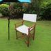 Arlmont & Co. Folding Chair Wooden Director Chair Canvas Folding Chair 2pcs/set populus + Canvas White | Wayfair 46A999A7BA7F4D159CE8B88B1B0F4AA0