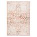 Peach Rectangle 8' x 10' Area Rug - Williston Forge Rectangle Jodena Oriental Machine Woven Microfiber Area Rug in 120.0 x 96.0 x 0.3 in orangeMicrofiber | Wayfair