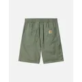 Carhartt WIP Men's Flint Short Moraga Twill - Park - Green - Size: 37/36/32