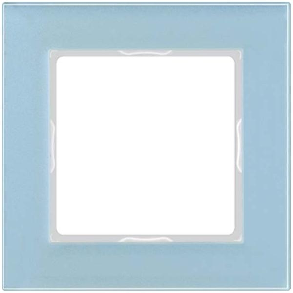Jung Glasrahmen 1-fach bl/gr AC 581 GL BLGR AC581GLBLGR Image