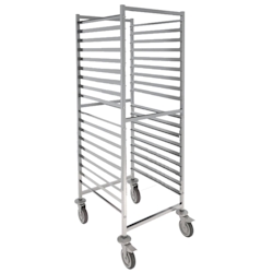 Wagen mit 18 führungen für gn 2/1 oder 1/1 behälter - 660x750x1700 mm - 91090620 Eurast Image