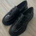 Zara Shoes | Chunky Lug Sole Loafers | Color: Black | Size: 8