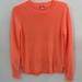 J. Crew Sweaters | J. Crew Cashmere Sweater Size S Lightweight Fuzzy Knit Long Sleeve Crew Neck | Color: Orange/Red | Size: S