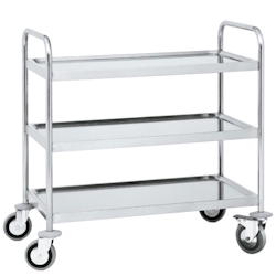 Wagen mit regalen 3 regale max. belastung 200 kg - 900x600x950 mm - 94040620 Eurast Image
