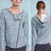 Anthropologie Jackets & Coats | Anthropologie Saturday Sunday Knit Asymmetrical Moto Jacket | Size Xsmall | Color: Blue/White | Size: Xs