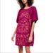 Free People Dresses | Free People Fiona Embroidered Bright Plum Short Sleeve Dress | Color: Pink/Purple | Size: Various