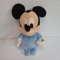Disney Toys | Disney Parks Babies 12" Baby Mickey Mouse Blue Stuffed Plush | Color: Black/Blue | Size: Osbb