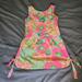 Lilly Pulitzer Dresses | Lilly Pulitzer Girl's Neon Floral Print Dress | Color: Pink/Yellow | Size: 10g