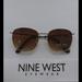 Nine West Accessories | Nwt Nine West Aviator Square Brown Ombre Tinted | Color: Brown/Gold | Size: Os