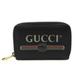 Gucci Bags | Gucci Logo Print Card Case 496319 Men,Women Leather Coin Purse/Coin Case Black | Color: Black | Size: Os
