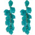 Kate Spade Jewelry | Acrylic Rose Petal Earrings Dangle Flower Earrings Girls And Woman Green | Color: Green | Size: Os