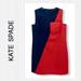 Kate Spade Dresses | Kate Spade Saturday Color-Block Shift Dress 00 Nwt | Color: Blue/Red | Size: 00