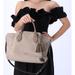 Louis Vuitton Bags | Louis Vuitton Haumea Mahina Satchel Handbag M55031 Galet Grey Leather Tassel | Color: Gray | Size: Os