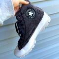 Converse Shoes | Converse All Star High Top Sherpa Platform Lugged Cozy Women's Gray | Color: Gray | Size: 9