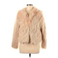 Express Faux Fur Jacket: Tan Jackets & Outerwear - Women's Size X-Small