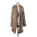 Divided by H&M Cardigan Sweater: Tan Sweaters & Sweatshirts - Women's Size Large