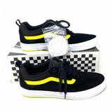 Vans Shoes | Mega Salevans Kyle Walker Low Top Black Vn0a5jie8yy Casual Suede Women’s | Color: Black/Yellow | Size: Various