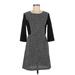 Romeo & Juliet Couture Casual Dress - A-Line: Gray Marled Dresses - New - Women's Size Medium