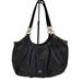 Coach Bags | Coach Womens Black Pebbled Leather Lily Shoulder Bag Magnetic Snap Closure Nwt | Color: Black | Size: Large