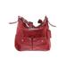 Dooney & Bourke Leather Shoulder Bag: Burgundy Bags