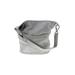 Stone Mountain Leather Shoulder Bag: Gray Bags