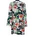 Nine West Dresses | Nwt Nine West Bell Sleeve Floral Shift Dress Women's 14 | Color: Blue/White | Size: 14