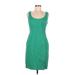 L.K. Bennett Casual Dress - Sheath: Green Dresses - New - Women's Size 6