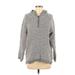 Carbon2Cobalt Pullover Hoodie: Gray Marled Tops - Women's Size Small