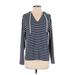 Buffalo by David Bitton Pullover Hoodie: Blue Tops - Women's Size X-Small