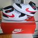 Nike Shoes | Nike Court Borough Mid 2 (Tdv) Child Size Us 10c *Brand New* | Color: Red/White | Size: 10c