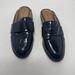 Madewell Shoes | Madewell Dana Loafer Mules Shoes Womens Size 7.5 Black Patent Leather E0201 | Color: Black | Size: 7.5