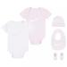 Nike Matching Sets | Nike Baby Boys Or Girls Neutral Swoosh Bodysuit , 5-Piece 0-6 Months | Color: Gold/Red/Tan | Size: 0-6 Months
