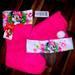 Disney Holiday | Nwt Minnie Mouse Santa Hat And Stocking | Color: Pink/White | Size: Os