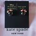 Kate Spade Jewelry | Disney X Kate Spade Ny "Minnie Stud" Earrings | Color: Black/Red | Size: Os