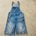 Free People Jeans | Free People Shortalls Overalls | Color: Blue | Size: 28