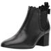 Kate Spade Shoes | Kate Spade Scalloped Garden Black Leather Ankle Chelsea Boot ~ Sz 9.5 | Color: Black | Size: 9.5