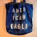 American Eagle Outfitters Bags | American Eagle Carry All Tote Bag | Color: Blue | Size: Os