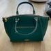 Coach Bags | Green Medium Top Handle Coach Handbag | Color: Green | Size: Os